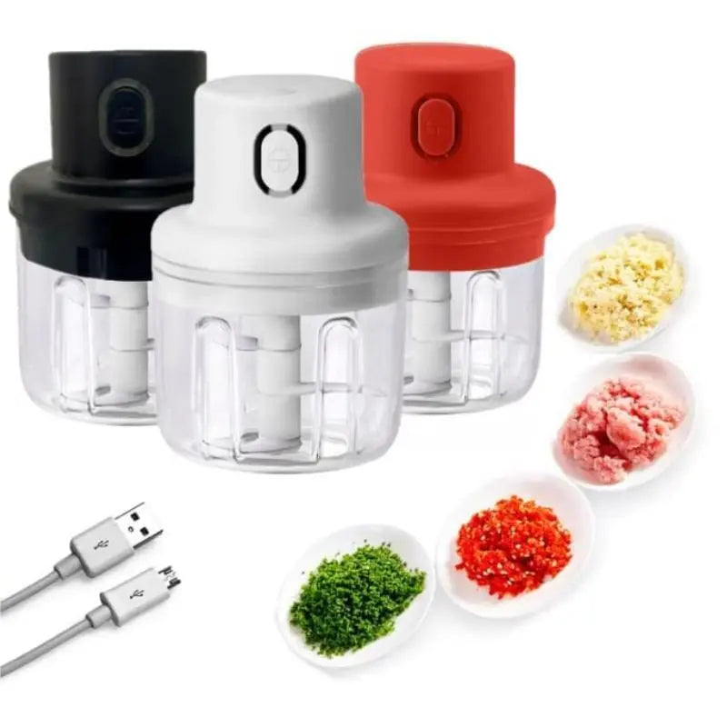 Mini processador de alimentos elétrico 250ml/triturador /recarregável sem fio