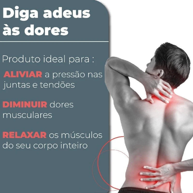 Pistola Elétrica Massageadora Profissional Muscular Recarregável Linha Premium