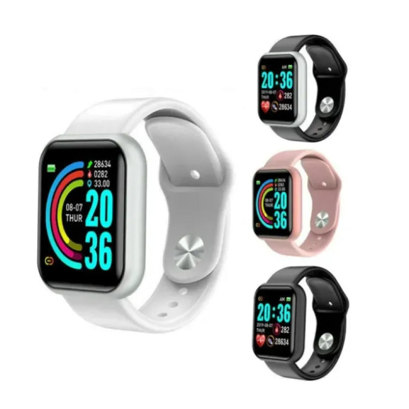 Smartwatch D20 relógio Android/ IOS/ Prova água