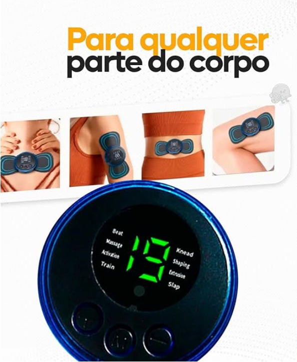 Mini Massageador Elétrico Portátil Alivia Dores Corpo e Pescoço