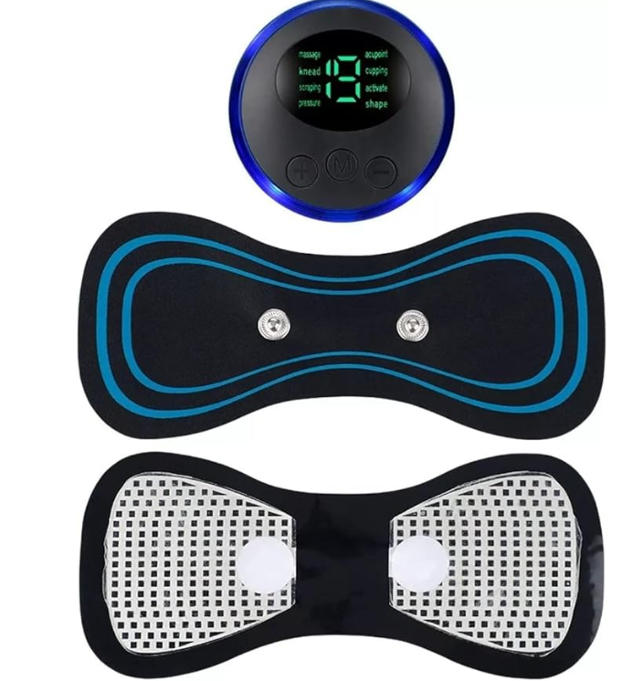 Mini Massageador Elétrico Portátil Alivia Dores Corpo e Pescoço