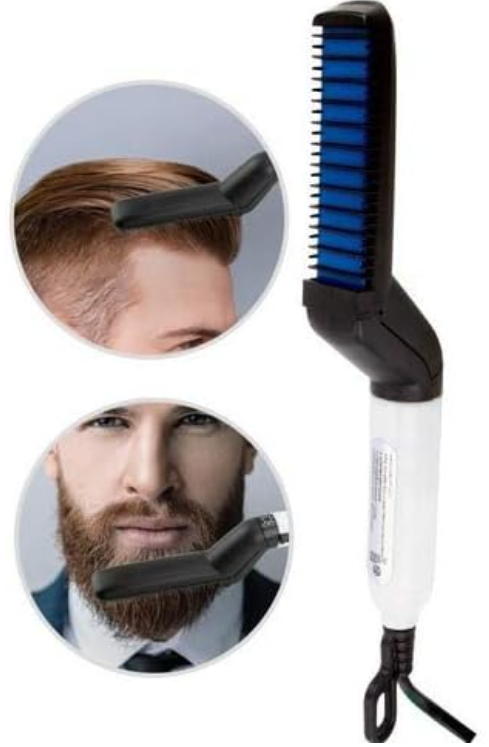 Modelador Pente Portátil Para Cabelo E Barba Masculino