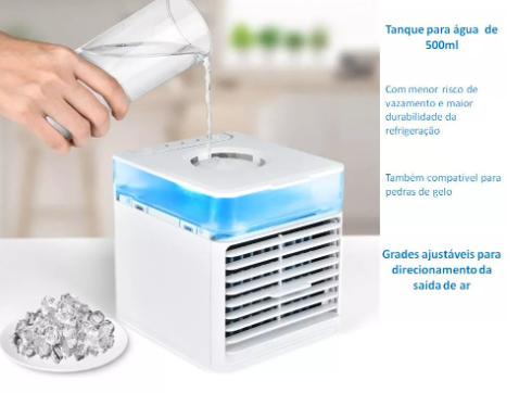 Mini ar condicionado portátil/refrigerador de ar/ umidificador