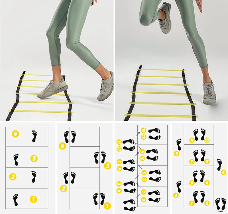 Escada De Agilidade Para Treino/Circuito Funcional Ajustável